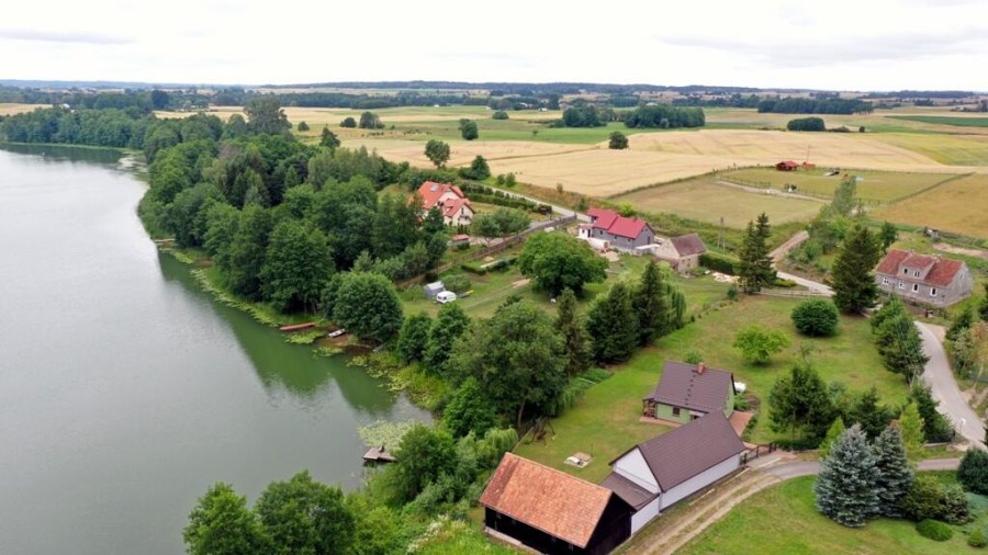 giżycki, Miłki, Wyszowate, Działka bud. z linią brzegowa jeziora Ublik Wielki