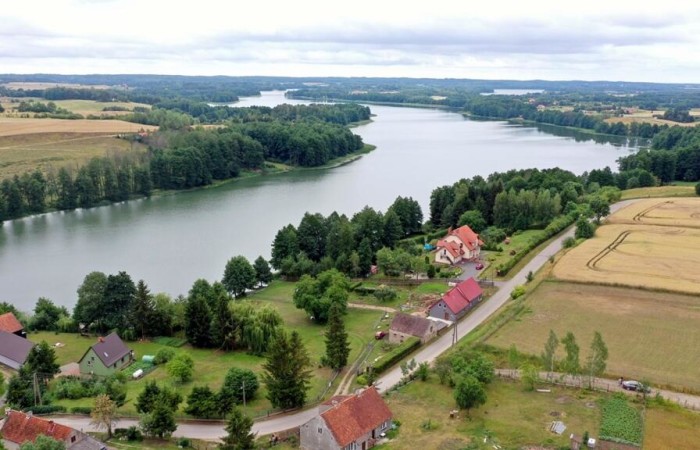 giżycki, Miłki, Wyszowate, Działka bud. z linią brzegowa jeziora Ublik Wielki