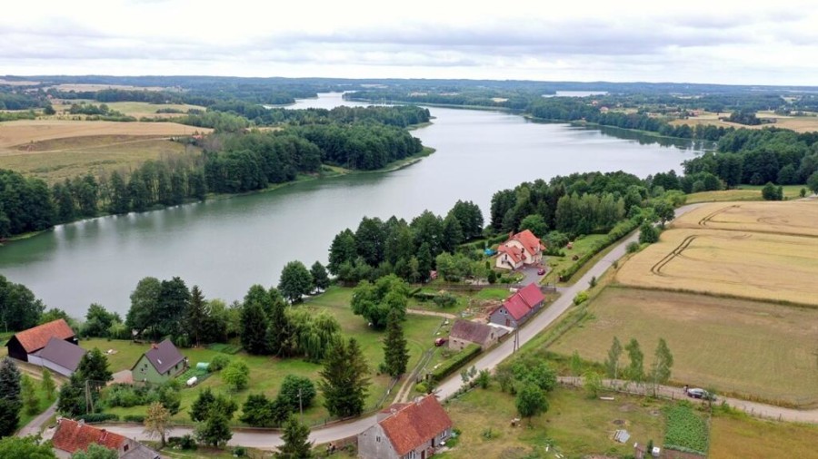 giżycki, Miłki, Wyszowate, Działka bud. z linią brzegowa jeziora Ublik Wielki