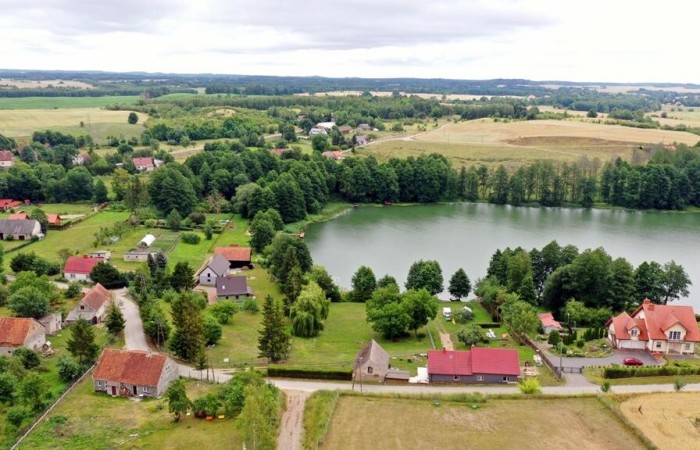 giżycki, Miłki, Wyszowate, Działka bud. z linią brzegowa jeziora Ublik Wielki