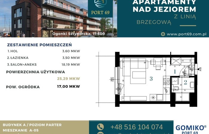 węgorzewski, Węgorzewo, Ogonki, Sztynorcka, Apartament z linią brzegową i ogródkiem pod  klucz