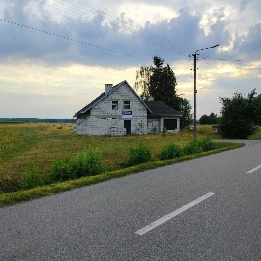 ostrowski, Ostrów Mazowiecka, Jasienica, Pawła Jasienicy, Dom stan surowy otwarty  Jasienica