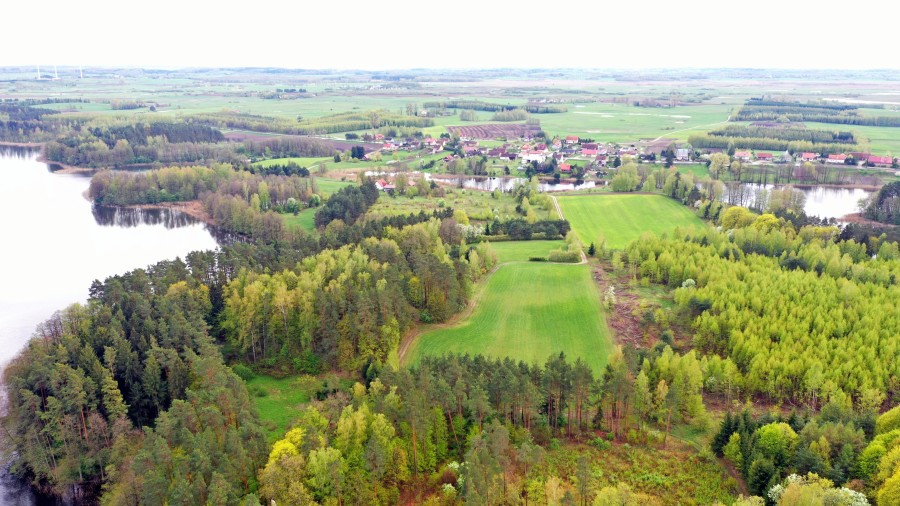 giżycki, Wydminy, Sucholaski, Działka z linią brzegową na półwyspie - Sucholaski