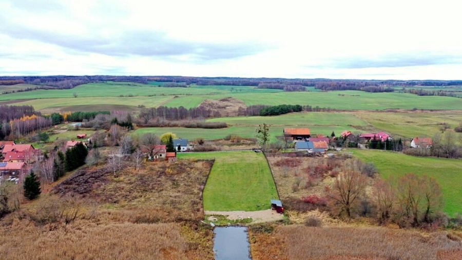 giżycki, Ryn, Knis, Działka bud. z linią brzegowa